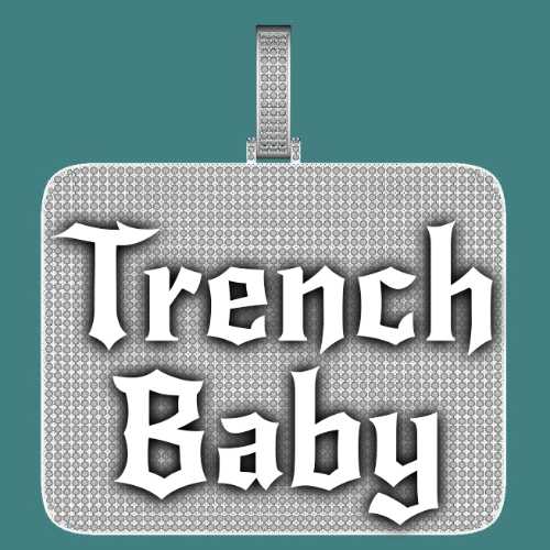 CUSTOM LETTER NECKLACE 3D BIG SQUARE