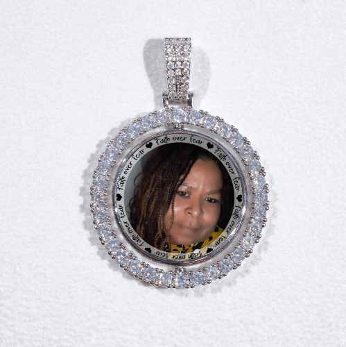 3D Spinning 2-Faced Custom Picture Pendant