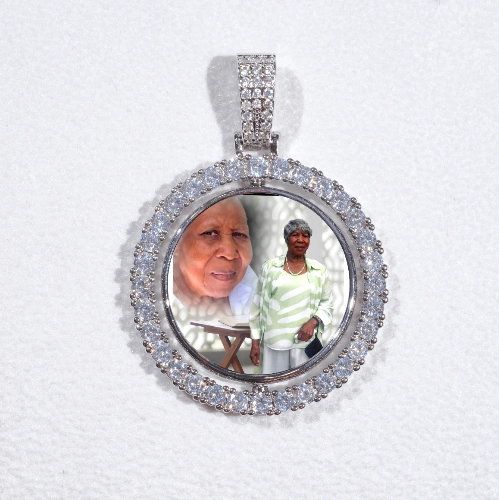 3D Spinning 2-Faced Custom Picture Pendant