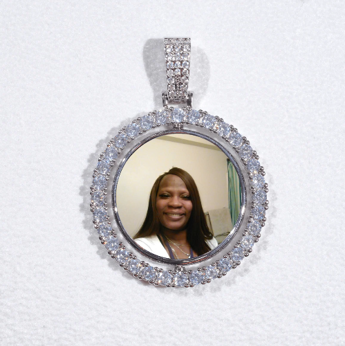 3D Spinning 2-Faced Custom Picture Pendant