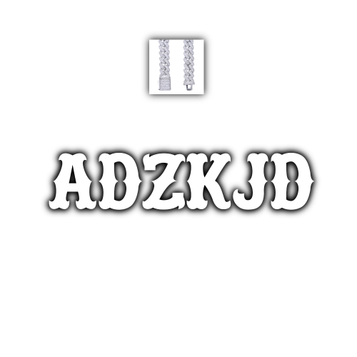 Custom Letters Freibeuter Font Necklace