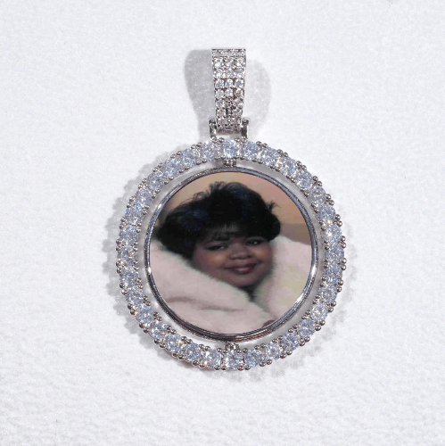 3D Spinning 2-Faced Custom Picture Pendant