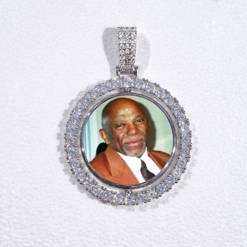 3D Spinning 2-Faced Custom Picture Pendant
