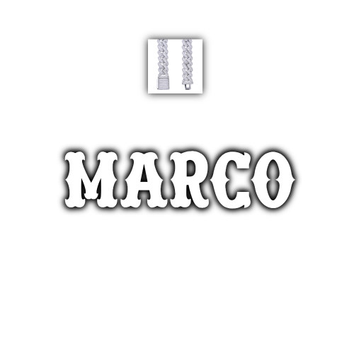 Custom Letters Freibeuter Font Necklace