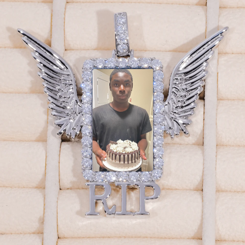 RIP WING 3D CUSTOM PICTURE PENDANT