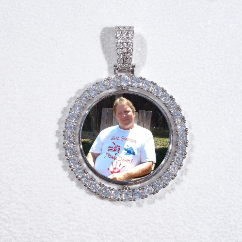 3D Spinning 2-Faced Custom Picture Pendant