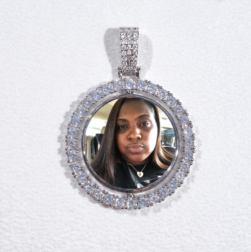 3D Spinning 2-Faced Custom Picture Pendant