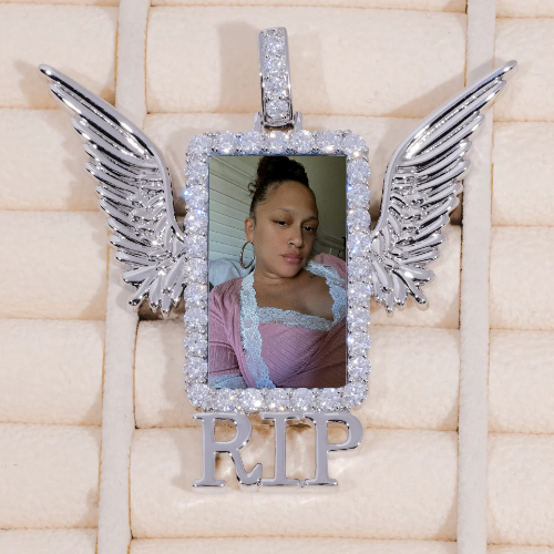 RIP WING 3D CUSTOM PICTURE PENDANT