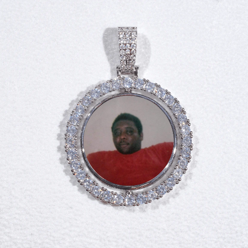 3D Spinning 2-Faced Custom Picture Pendant