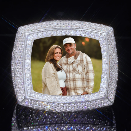 3D CUSTOM PICTURE ICED RING