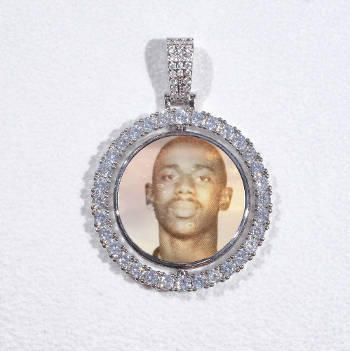 3D Spinning 2-Faced Custom Picture Pendant