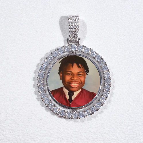 3D Spinning 2-Faced Custom Picture Pendant