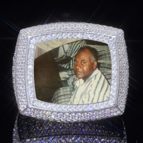 3D CUSTOM PICTURE ICED RING