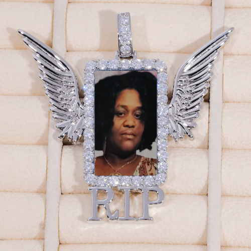 RIP WING 3D CUSTOM PICTURE PENDANT