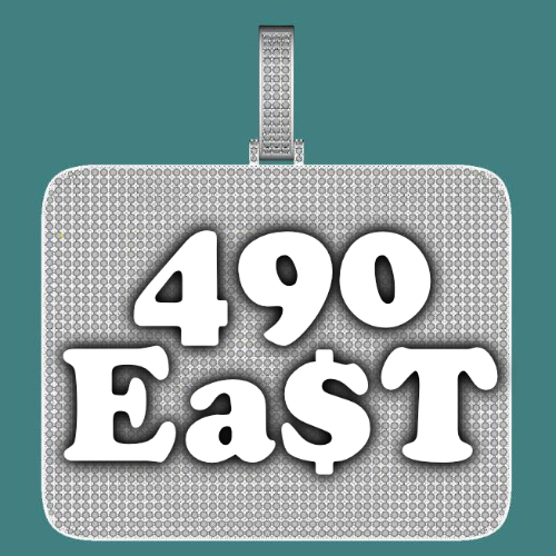 CUSTOM LETTER NECKLACE 3D BIG SQUARE