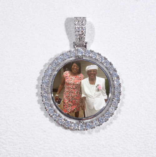 3D Spinning 2-Faced Custom Picture Pendant