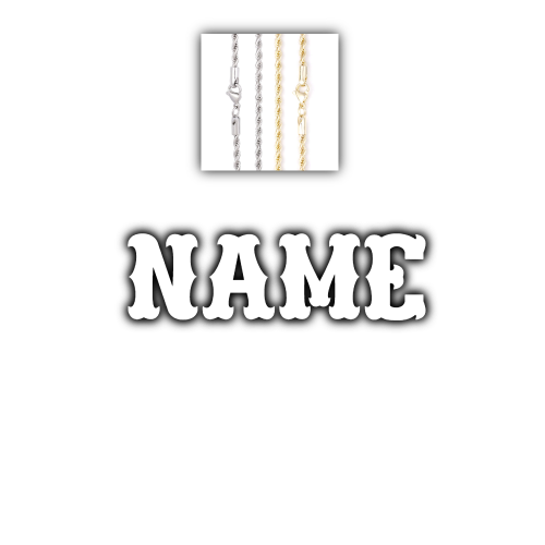 Custom Letters Freibeuter Font Necklace