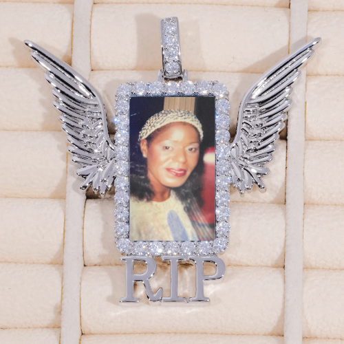 RIP WING 3D CUSTOM PICTURE PENDANT