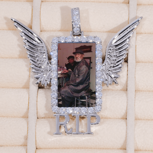 RIP WING 3D CUSTOM PICTURE PENDANT