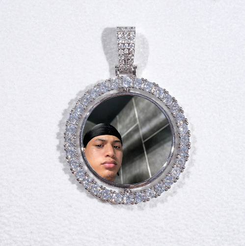 3D Spinning 2-Faced Custom Picture Pendant