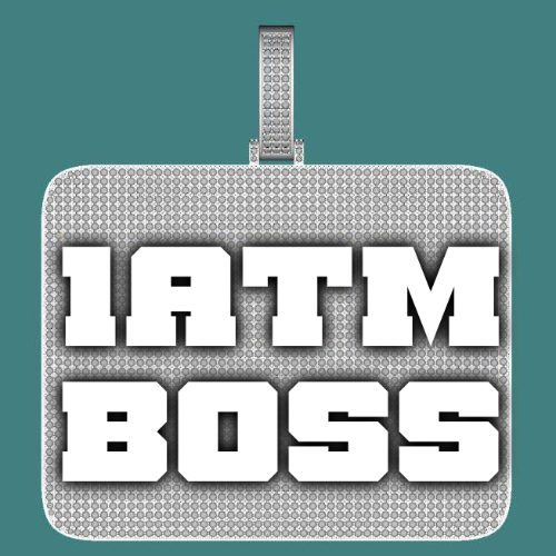 CUSTOM LETTER NECKLACE 3D BIG SQUARE
