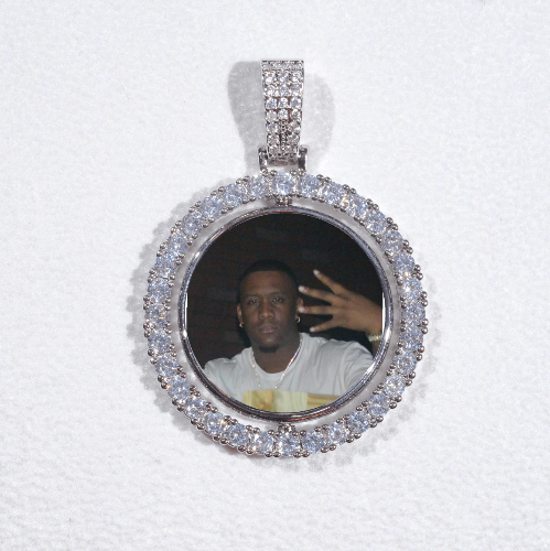 3D Spinning 2-Faced Custom Picture Pendant