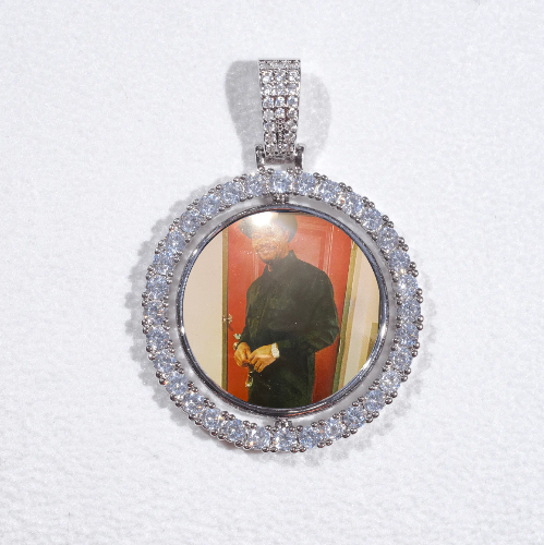 3D Spinning 2-Faced Custom Picture Pendant