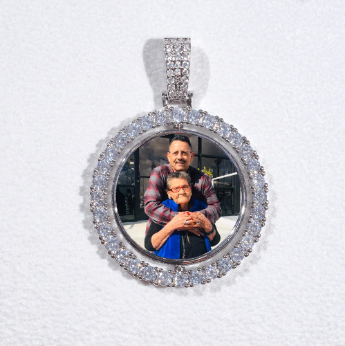 3D Spinning 2-Faced Custom Picture Pendant