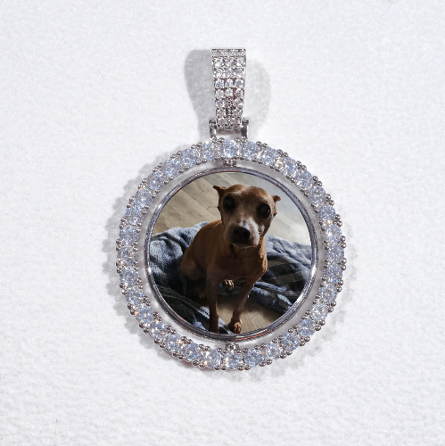 3D Spinning 2-Faced Custom Picture Pendant