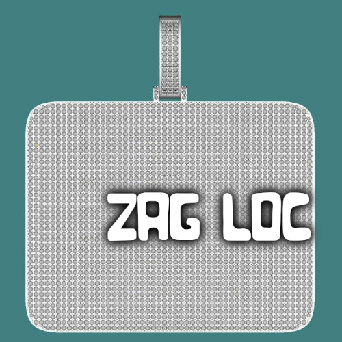 CUSTOM LETTER NECKLACE 3D BIG SQUARE