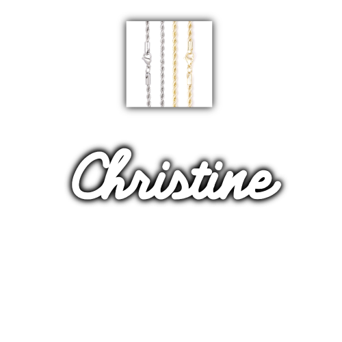 Script Custom Letter Necklace
