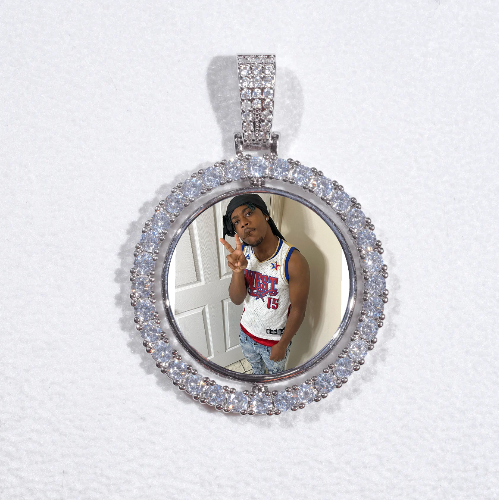 3D Spinning 2-Faced Custom Picture Pendant