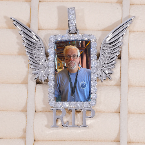 RIP WING 3D CUSTOM PICTURE PENDANT