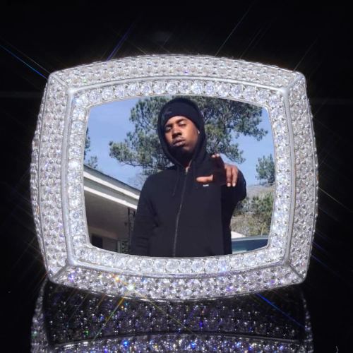 3D CUSTOM PICTURE ICED RING