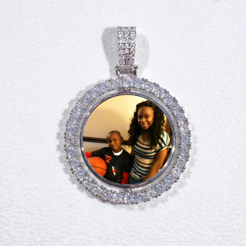 3D Spinning 2-Faced Custom Picture Pendant