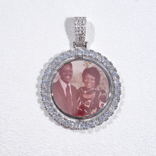 3D Spinning 2-Faced Custom Picture Pendant