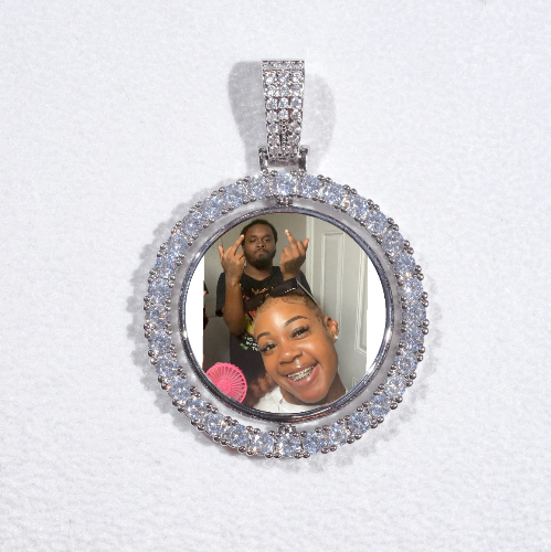 3D Spinning 2-Faced Custom Picture Pendant