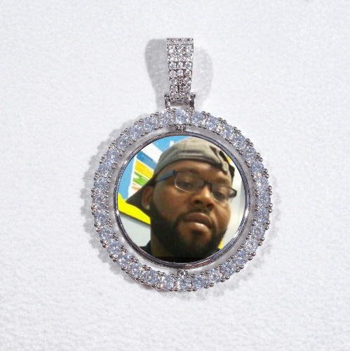 3D Spinning 2-Faced Custom Picture Pendant