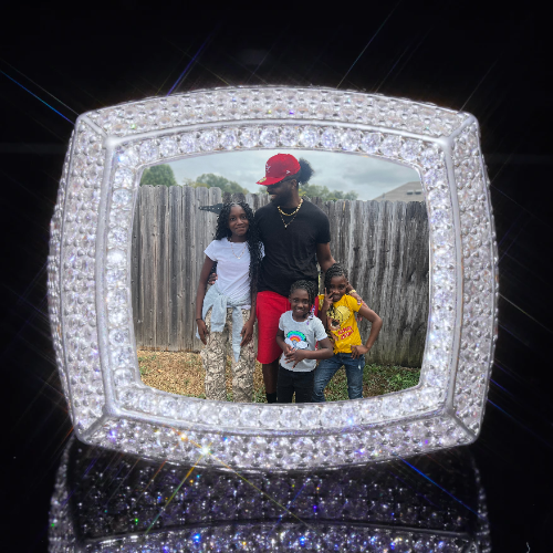 3D CUSTOM PICTURE ICED RING