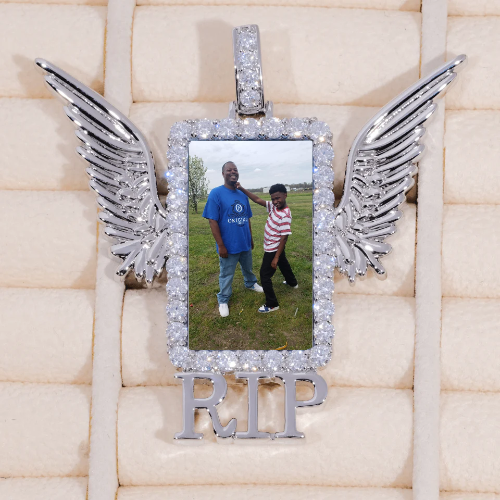RIP WING 3D CUSTOM PICTURE PENDANT