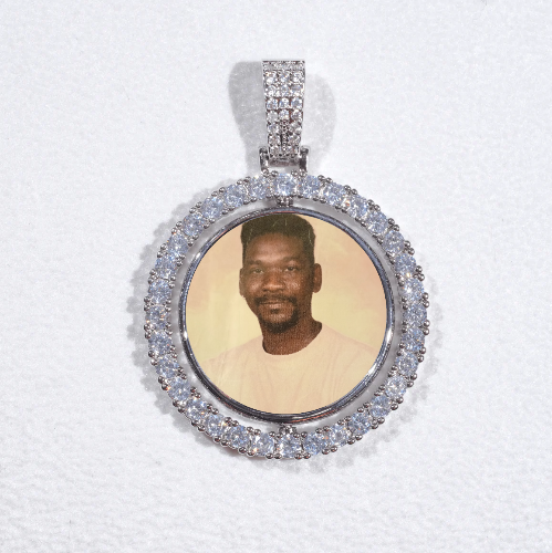 3D Spinning 2-Faced Custom Picture Pendant