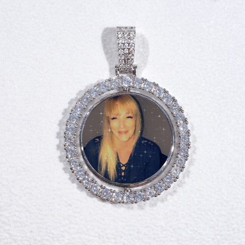 3D Spinning 2-Faced Custom Picture Pendant