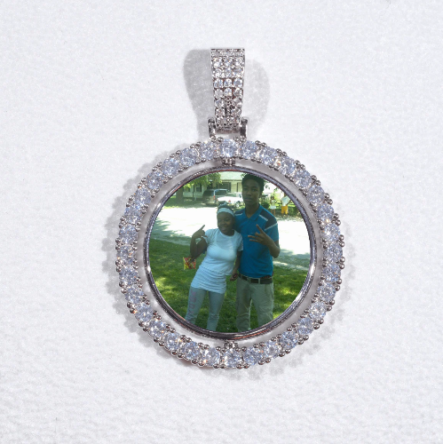 3D Spinning 2-Faced Custom Picture Pendant