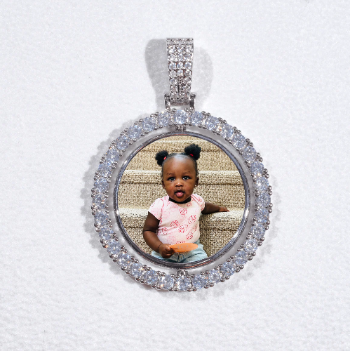 3D Spinning 2-Faced Custom Picture Pendant
