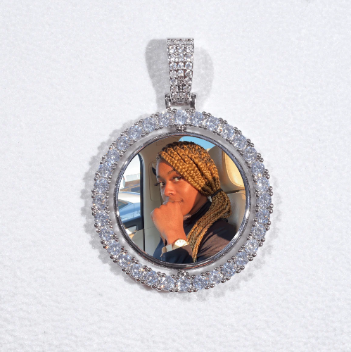3D Spinning 2-Faced Custom Picture Pendant