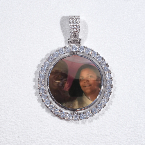 3D Spinning 2-Faced Custom Picture Pendant