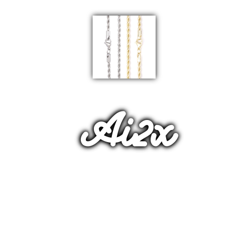 Script Custom Letter Necklace