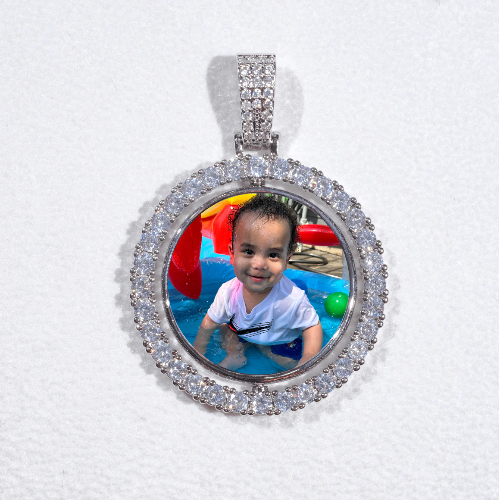 3D Spinning 2-Faced Custom Picture Pendant