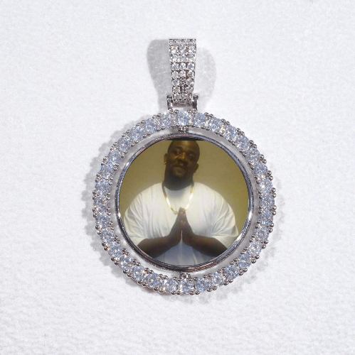 3D Spinning 2-Faced Custom Picture Pendant