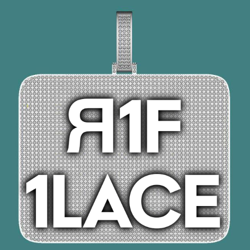 CUSTOM LETTER NECKLACE 3D BIG SQUARE